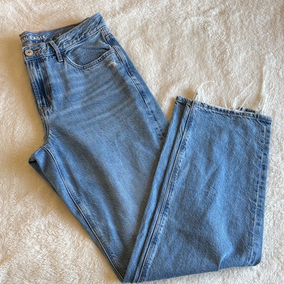 American Eagle 90s Straight Jeans 10 Long - Picture 1 of 6